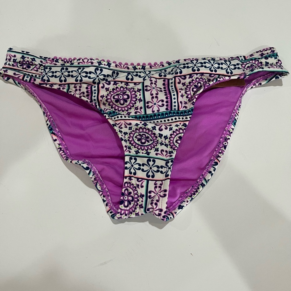 NWT Cremieux print Sz L bikini